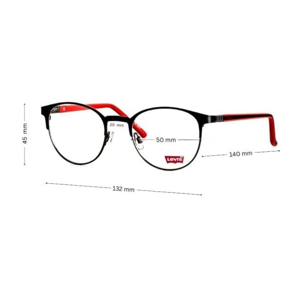 Sale! Levi's Frame LS50307ZX | Levi's Round Eyeglasses | Unisex - Image 2
