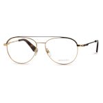 Diesel Aviator Style Eyeglass Frame Gold DL5305 030