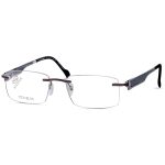 Stepper Lightweight Rimless Titanium Frame | SI 82555 Black color