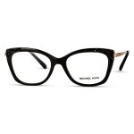 Michael Kors Women's Eyeglass MK4077 Belmonte | Shiny Black-Rose Gold