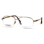 Sale! Lightweight Titanium Aviator Style Eyeglass Frame - Stepper EX40007 golden color