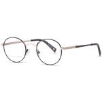 Full Metal Small Round Eyewear | Round Eyewear for Small Faces  Rosegold-Brown