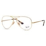 Ray Ban Eyeglass RB6489 2500 | Aviator | Gold | 55 Size