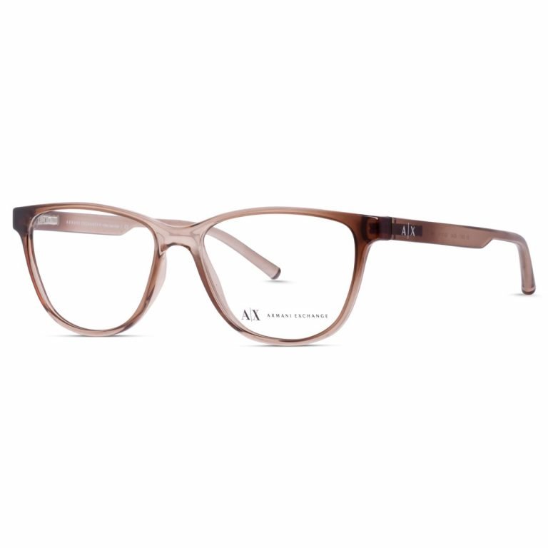 Armani Exchange Frame AX3047 8240 | Women's Cate-Eye Glasses | Crystal Brown - Image 2