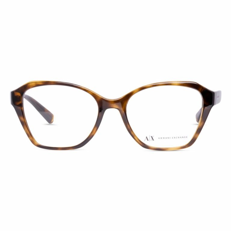 Armani Exchange Frame AX3080 8283 | Women's Trendy Eyeglasses | Glossy Havana