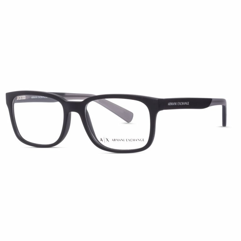 Armani Exchange AX3029 8182 | Men's Full Rim Acetate Glasses | Matte Black - Image 2