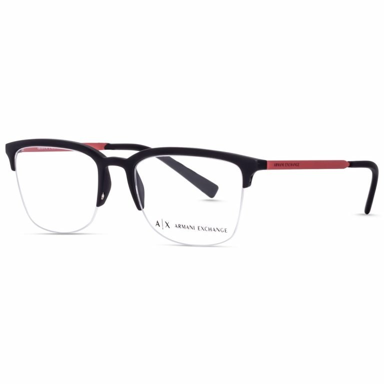 Armani Exchange Frame AX3066 | Unisex Half-Rim Acetate Glasses - Image 2