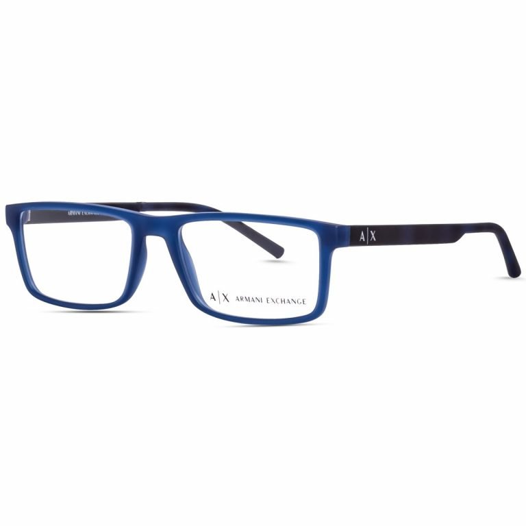 Armani Exchange Frame AX3060 | Men's Stylish Rectangle Frame | Matte Blue - Image 2