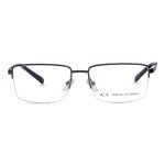 Sale! Armani Exchange Frame AX1027 6088 | Men's Metal Half-Rim Glasses | Gunmetal