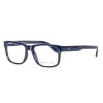 Armani Exchange Frame AX3016 8177 | Men's Thick Full-Rim Acetate Glasses | Glossy Blue