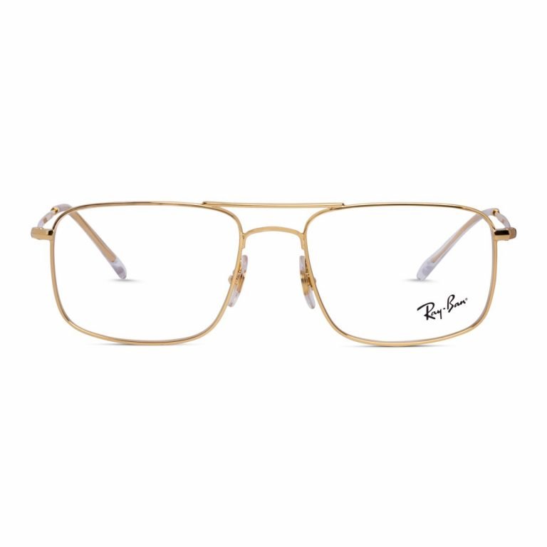 Rayban RB6434 Gold |  Men's Full Metal with Double Bridge | 55mm Large Size