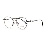 Women's Stylish Round Eyeglass Glossy Black