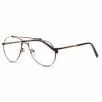 Aviator Eyeglass- Unisex, Full Metal for Small-Medium Faces Gold with Black
