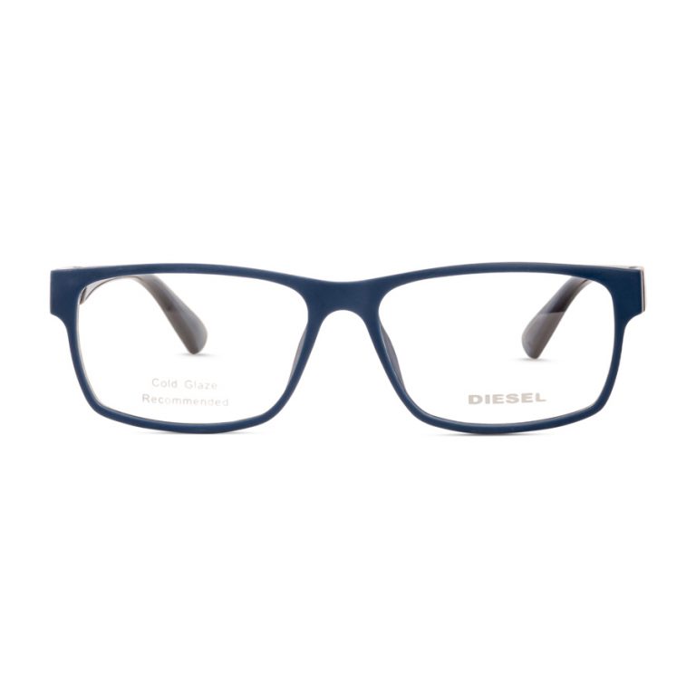 Sale! Diesel Eyeglasses DL5379 | Men's Rectangle Stylish Eyewear Blue - Image 2