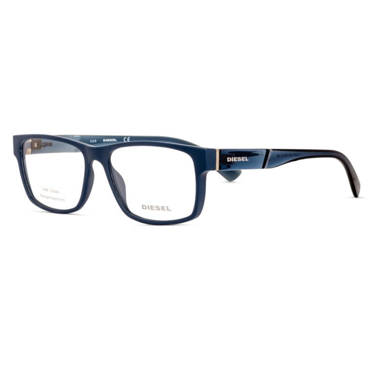 Sale! Diesel Eyeglasses DL5379 | Men's Rectangle Stylish Eyewear Blue