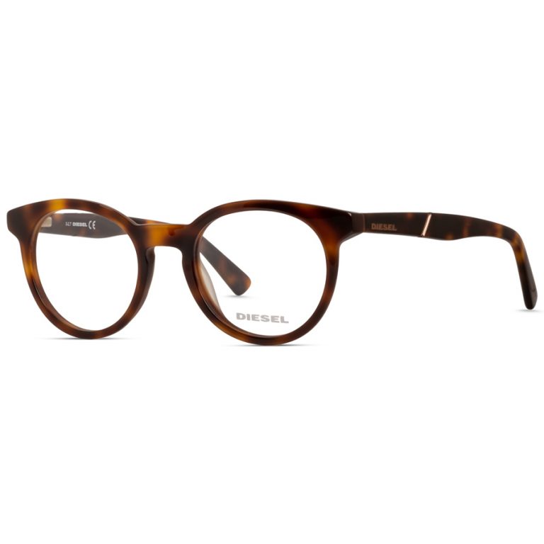 Sale! Diesel Eyeglasses DL5279 | Thick Round Eyeglass Brown