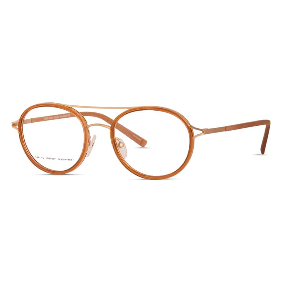 ROUND EYEGLASSES WITH DOUBLE BRIDGE