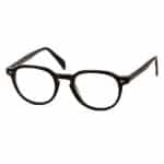 Retro Men's Eyeglass | Men's Classic Eyeglass Frames Shiny Black