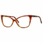 Women's Oversized Cat-Eyeglasses | Vintage Style Extreme Cat-Eye Light Brown Tortoise