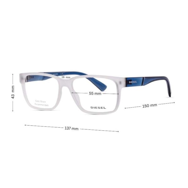 Sale! Diesel Men's Eyeglass Frame DL5380 Clear/Blue - Image 2