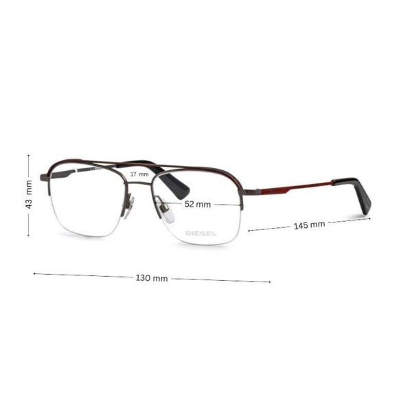 Diesel Men's Eyeglass Frame DL5306 - Image 2