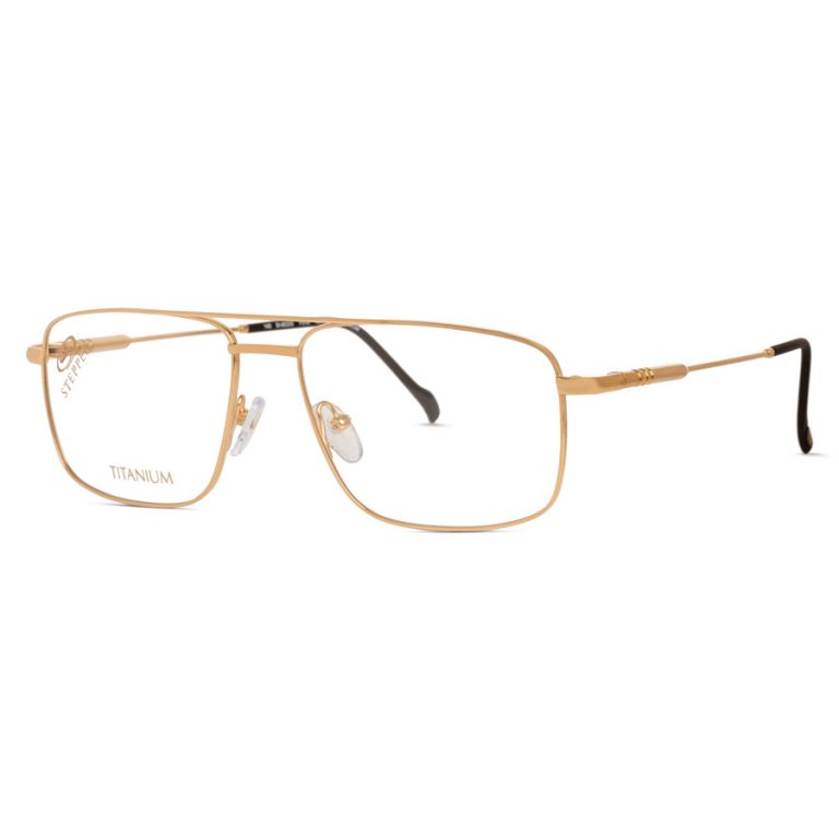 stepper thin titanium men's glasses
