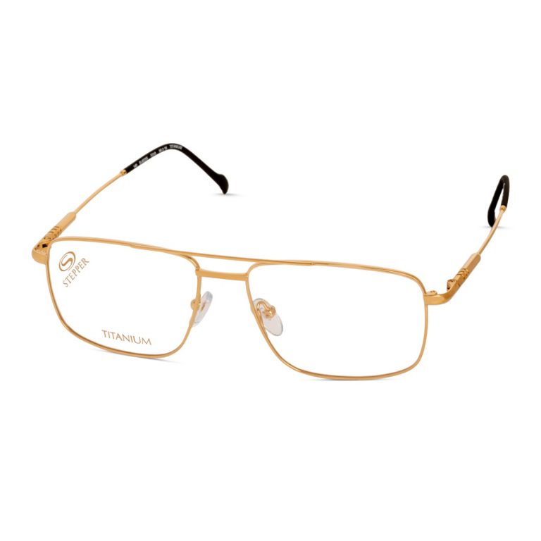 stepper thin titanium men's glasses