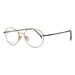 Stepper Titanium SI50220 Women's Round Eyeglasses - Rose Gold Front & Matte Black Sides