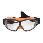 Infield Safety Glasses Defendor | Full-View Safety Glasses with Head-Strap | GA EN166 3 4 9BT