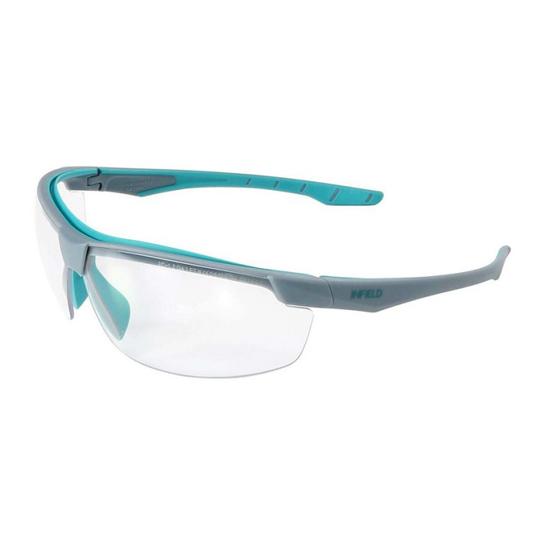 Infield safety glasses