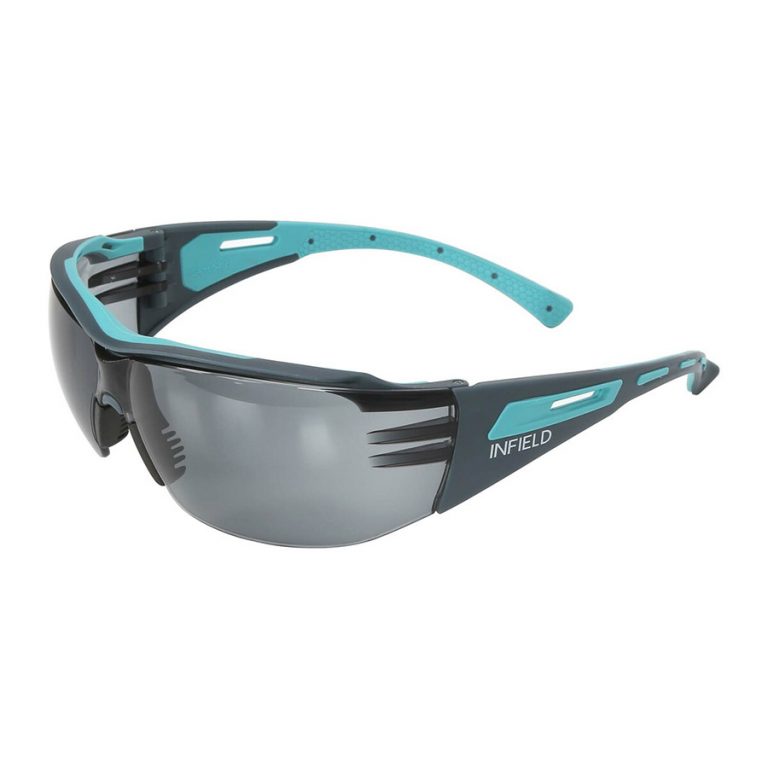 Infield safety glasses