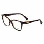 Emporio Armani Women's Glasses EA3173 | Women's Square Glasses | Glossy Brown