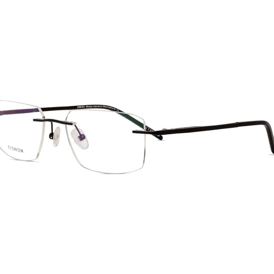 Titanium eyeglass frame