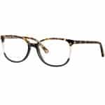 Women's Eyeglasses Dual Color Cute Glasses for Women Brown-Black