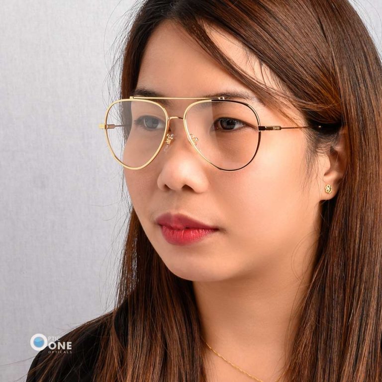 Vogue Aviator Eyeglasses VO4213 280 | Gold Aviator Glasses for Women - Image 3