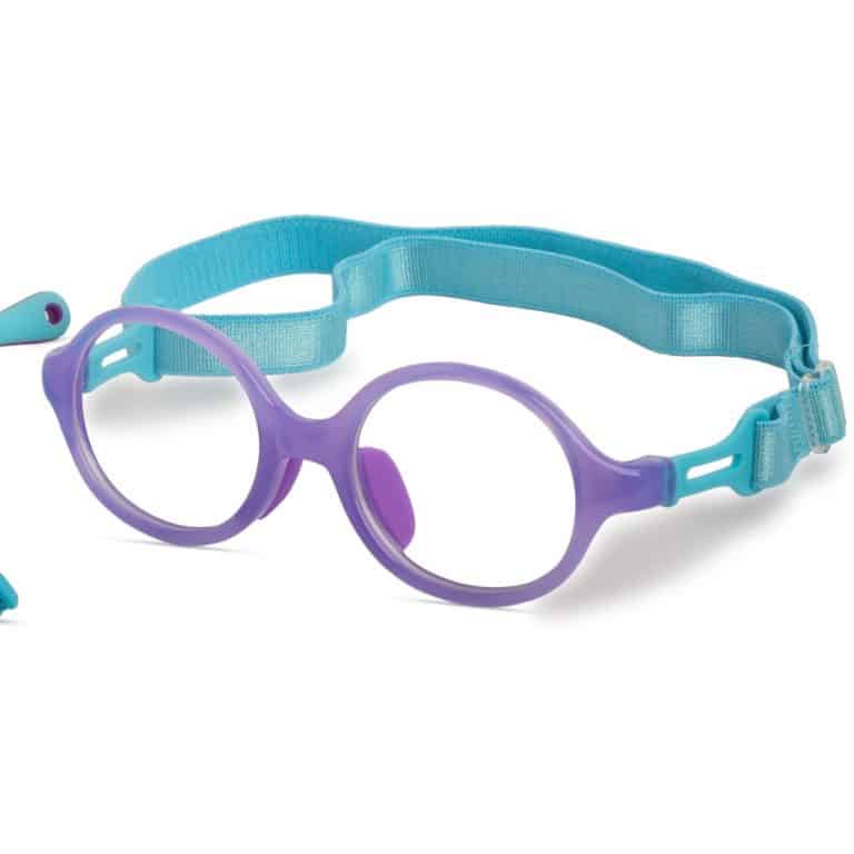 Kids Hybrid Glasses Round ( With Inter-changeable Head Strap & Flexible Arms)
