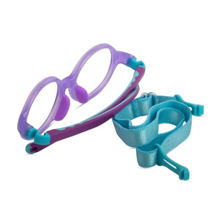 Kids Hybrid Glasses Round ( With Inter-changeable Head Strap & Flexible Arms)
