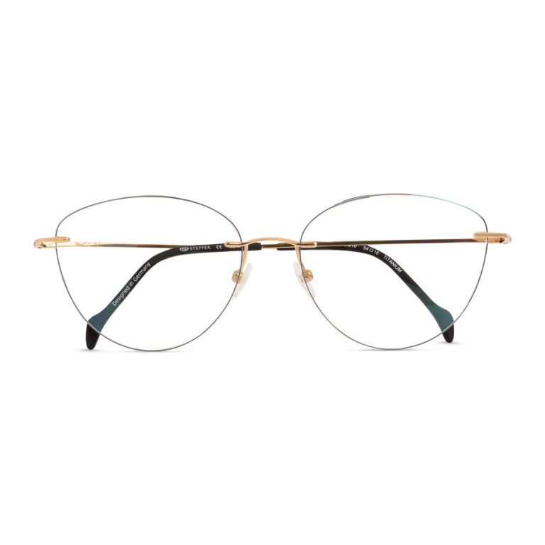 stepper titanium women's rimless glasses
