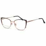 Cat Eyeglasses for Women - Black & Rosegold | Jorgio | Trendy Fashion Eyewear for Women