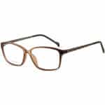 Jorgio Women's Stylish Compact Eyeglasses for Medium Faces | Brown Frame