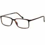 Brown Rectangular Frame for Eyeglasses | Acetate Brown Havana Eyewear for Medium Wide Face | Jorgio