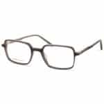 Simple Rectangular Acetate Frame Gray Unisex