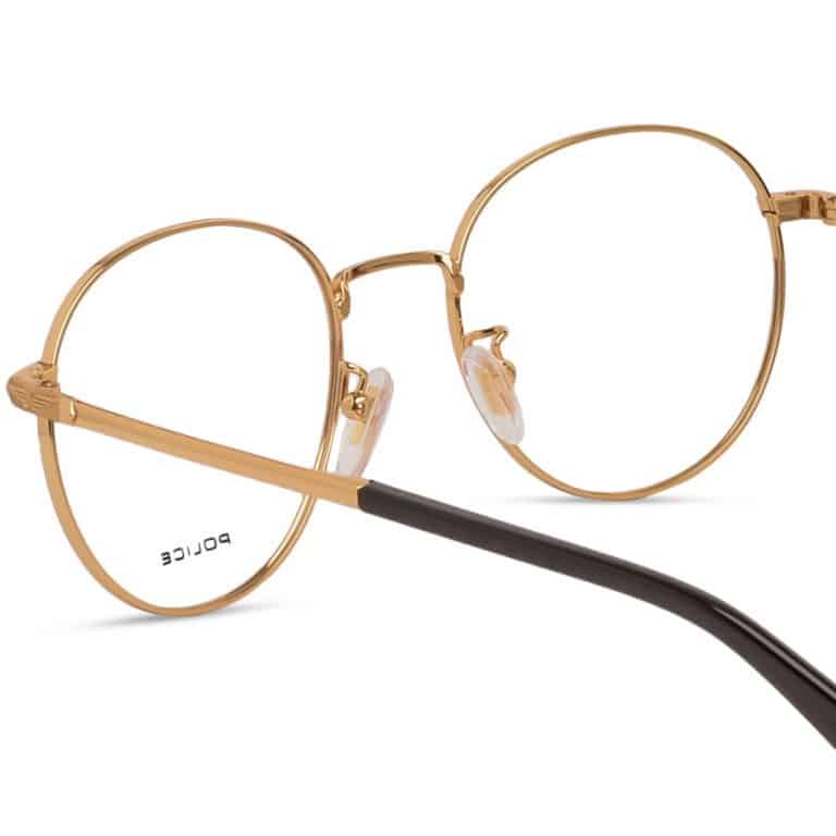 police round eyeglasses