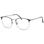 Unisex Minimalistic Clubmaster Glasses Metal | Eyewear Fashion  Dark Blue-Silver