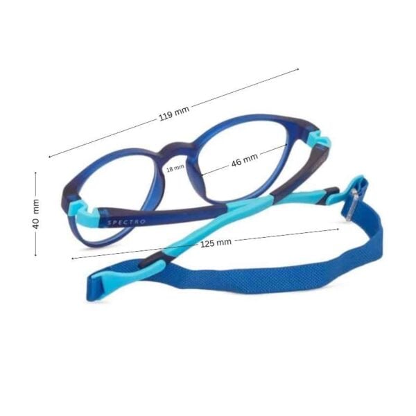 Kids' Flexible Round Glasses with Strap | Glasses for 5-7 Years - Image 2