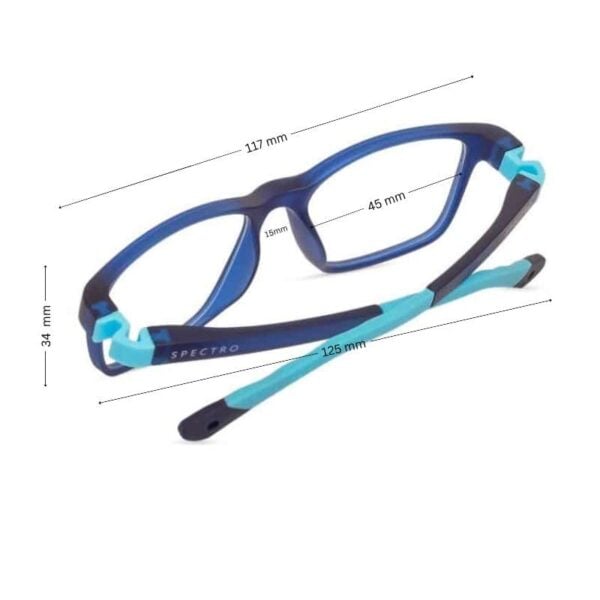 Kids' Flexible Glasses with Strap| Rectangle  | Glasses for 5-6 Years - Image 2