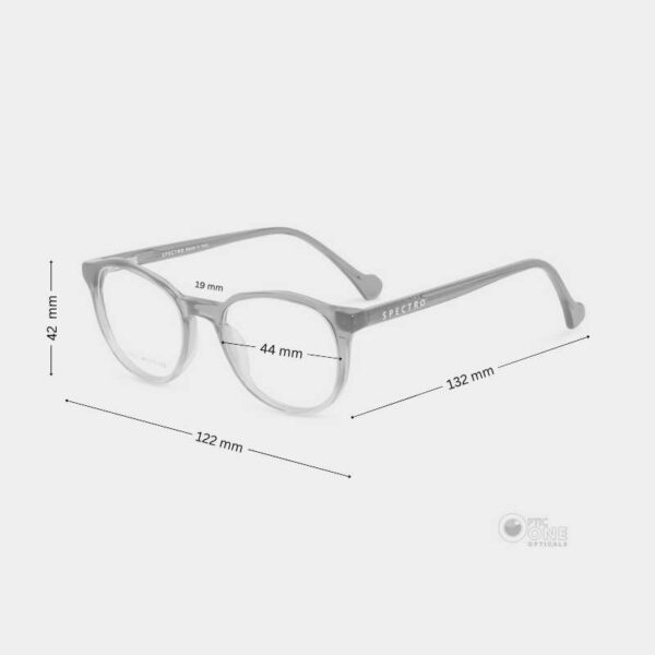 Kids Glasses in Modern Dual Tone Black Color , for 5-6 Years Old - Image 2