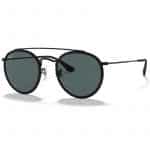 RB3647 N Ray-Ban Round Double Bridge Sunglasses | Black