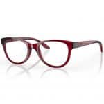 Oakley OY8022 Humbly Junior Glasses | Oakley Glasses for Girls | Polished Crystal Brick Red Frame