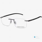 Porsche Design Eyewear 8341 | Stylish Rimless Eyeglasses Matte Gray